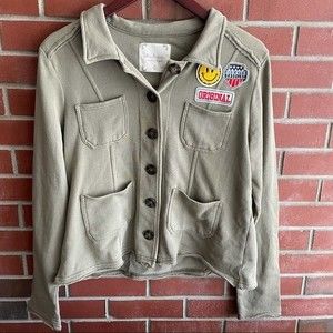 Green Military Style Jacket